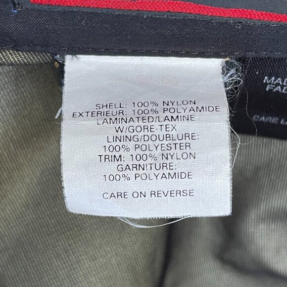 Marmot Gore-Tex Ski Pants Men Large Snow Black Zipper Sides Adjustable Waist - Picture 8 of 9